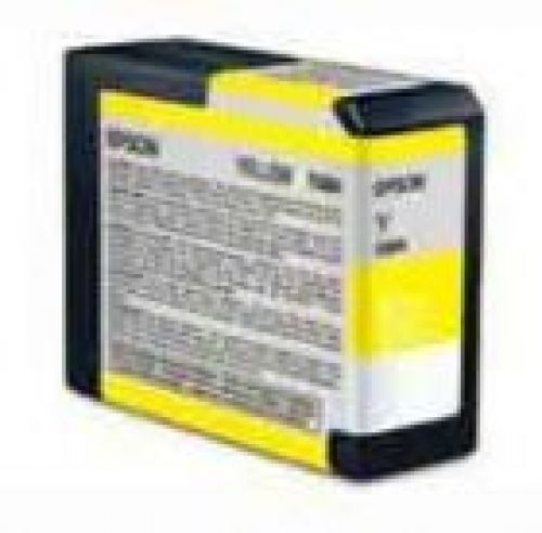 Epson Stylus Pro-3800/3880 Cartucho Amarilla (80ml) , Epson , EPSC13T580400 , 10343858800